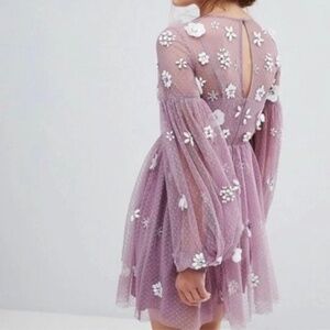NWT ASOS Lavender Haze Daisy Festival Dress